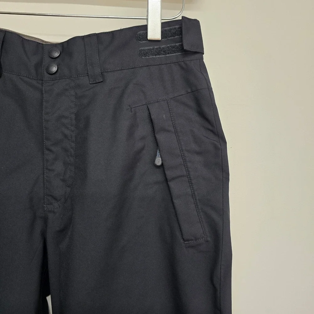 Mountain Equipment Co-op MEC Watershed Snow Pants Youth 12 Black Eco Storm Gear - Picture 3 of 15